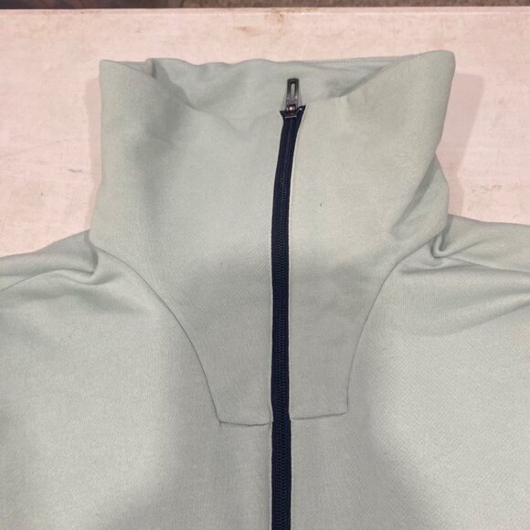 Adidas Womens Mint Green Full-Zip Jacket L/G Lightweight Casual Sweatshirt - Picture 6 of 12